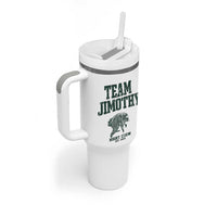 Team Jimothy Night Crew Est 2026 Viral Seattle Raccoon Tumbler With Handle Feral Legend Trash Panda Vintage Athletic Style Graphic