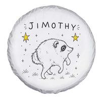 Cute Doodle Starry Jimothy the Raccoon Graphic Spare Tire Cover Viral Seattle Trash Panda