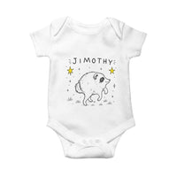Cute Doodle Starry Jimothy the Raccoon Graphic Baby Onesie Viral Seattle Trash Panda