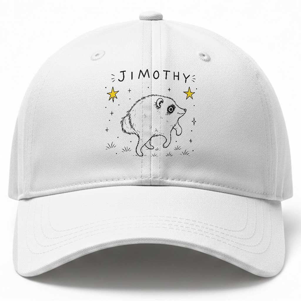 Cute Doodle Starry Jimothy the Raccoon Graphic Baseball Cap Viral Seattle Trash Panda