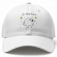 Cute Doodle Starry Jimothy the Raccoon Graphic Baseball Cap Viral Seattle Trash Panda
