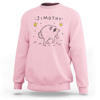 Cute Doodle Starry Jimothy the Raccoon Graphic Sweatshirt Viral Seattle Trash Panda