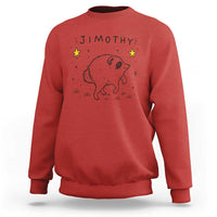 Cute Doodle Starry Jimothy the Raccoon Graphic Sweatshirt Viral Seattle Trash Panda