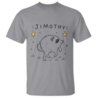Cute Doodle Starry Jimothy the Raccoon Graphic T Shirt Viral Seattle Trash Panda