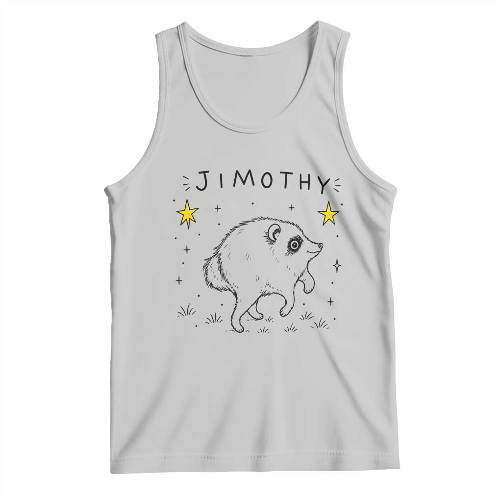 Cute Doodle Starry Jimothy the Raccoon Graphic Tank Top Viral Seattle Trash Panda