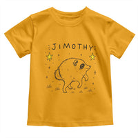Cute Doodle Starry Jimothy the Raccoon Graphic Toddler T Shirt Viral Seattle Trash Panda