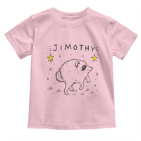 Cute Doodle Starry Jimothy the Raccoon Graphic Toddler T Shirt Viral Seattle Trash Panda