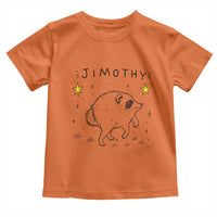 Cute Doodle Starry Jimothy the Raccoon Graphic Toddler T Shirt Viral Seattle Trash Panda