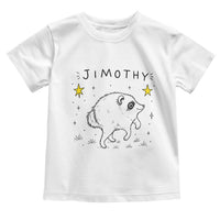 Cute Doodle Starry Jimothy the Raccoon Graphic Toddler T Shirt Viral Seattle Trash Panda