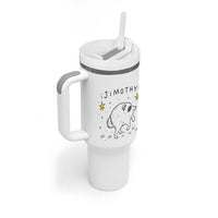 Cute Doodle Starry Jimothy the Raccoon Graphic Tumbler With Handle Viral Seattle Trash Panda