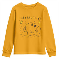 Cute Doodle Starry Jimothy the Raccoon Graphic Youth Sweatshirt Viral Seattle Trash Panda