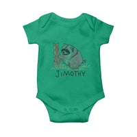 Jimothy Funny Viral Seattle Raccoon Crayon Drawing Graphic Baby Onesie Trash Panda Feral Legend Supporter