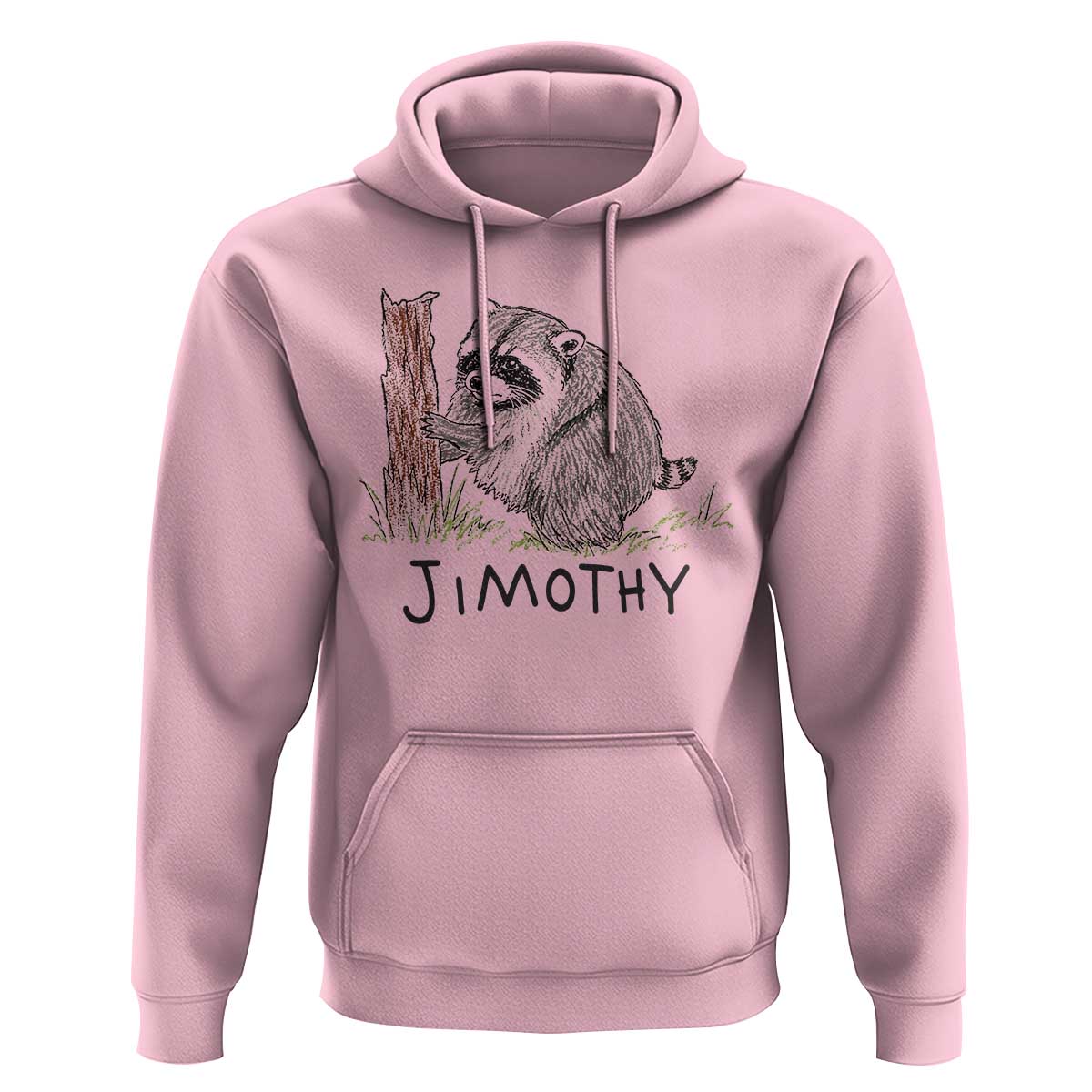Jimothy Funny Viral Seattle Raccoon Crayon Drawing Graphic Hoodie Trash Panda Feral Legend Supporter