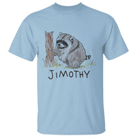 Jimothy Funny Viral Seattle Raccoon Crayon Drawing Graphic T Shirt Trash Panda Feral Legend Supporter