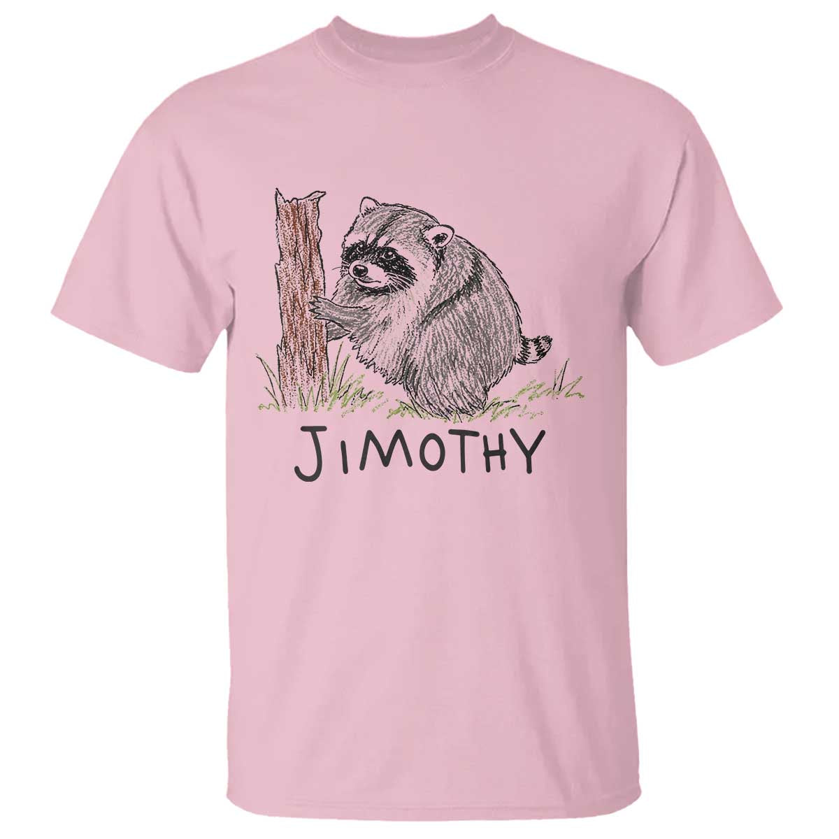 Jimothy Funny Viral Seattle Raccoon Crayon Drawing Graphic T Shirt Trash Panda Feral Legend Supporter