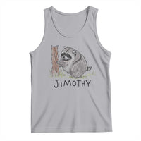 Jimothy Funny Viral Seattle Raccoon Crayon Drawing Graphic Tank Top Trash Panda Feral Legend Supporter