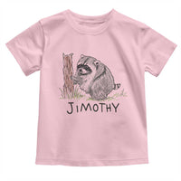 Jimothy Funny Viral Seattle Raccoon Crayon Drawing Graphic Toddler T Shirt Trash Panda Feral Legend Supporter