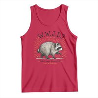 What Would Jimothy Do WWJD Funny Parody Tank Top Viral Seattle Raccoon Meme Feral Legend Humor
