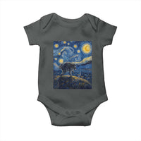 Jimothy Seattle Raccoon Starry Night Parody Graphic Baby Onesie Trash Panda Feral Legend Supporter