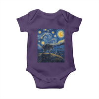 Jimothy Seattle Raccoon Starry Night Parody Graphic Baby Onesie Trash Panda Feral Legend Supporter