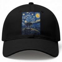 Jimothy Seattle Raccoon Starry Night Parody Graphic Baseball Cap Trash Panda Feral Legend Supporter