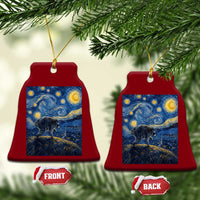 Jimothy Seattle Raccoon Starry Night Parody Graphic Ceramic Ornament Trash Panda Feral Legend Supporter
