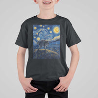 Jimothy Seattle Raccoon Starry Night Parody Graphic T Shirt For Kid Trash Panda Feral Legend Supporter