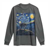 Jimothy Seattle Raccoon Starry Night Parody Graphic Long Sleeve Shirt Trash Panda Feral Legend Supporter