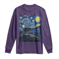 Jimothy Seattle Raccoon Starry Night Parody Graphic Long Sleeve Shirt Trash Panda Feral Legend Supporter