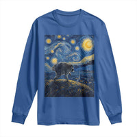 Jimothy Seattle Raccoon Starry Night Parody Graphic Long Sleeve Shirt Trash Panda Feral Legend Supporter