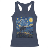 Jimothy Seattle Raccoon Starry Night Parody Graphic Racerback Tank Top Trash Panda Feral Legend Supporter