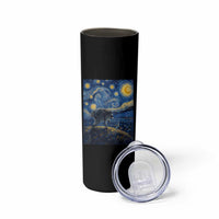 Jimothy Seattle Raccoon Starry Night Parody Graphic Skinny Tumbler Trash Panda Feral Legend Supporter