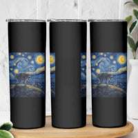 Jimothy Seattle Raccoon Starry Night Parody Graphic Skinny Tumbler Trash Panda Feral Legend Supporter
