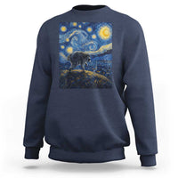 Jimothy Seattle Raccoon Starry Night Parody Graphic Sweatshirt Trash Panda Feral Legend Supporter