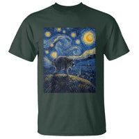 Jimothy Seattle Raccoon Starry Night Parody Graphic T Shirt Trash Panda Feral Legend Supporter