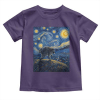 Jimothy Seattle Raccoon Starry Night Parody Graphic Toddler T Shirt Trash Panda Feral Legend Supporter