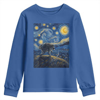Jimothy Seattle Raccoon Starry Night Parody Graphic Youth Sweatshirt Trash Panda Feral Legend Supporter