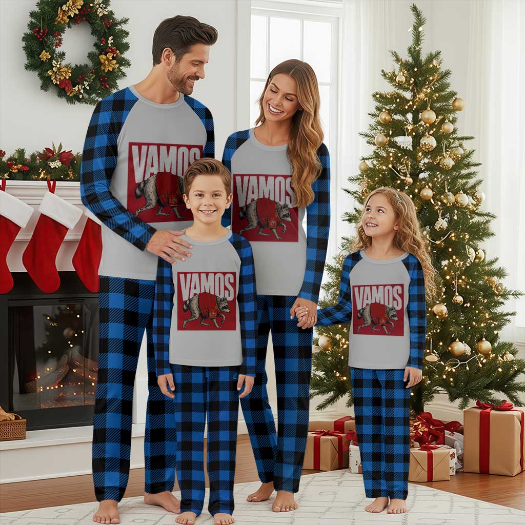 Funny Jimothy Vamos Spain Soccer Fans Parody Plaid Pajama Set Seattle Raccoon Espana Champs Victory Celebration