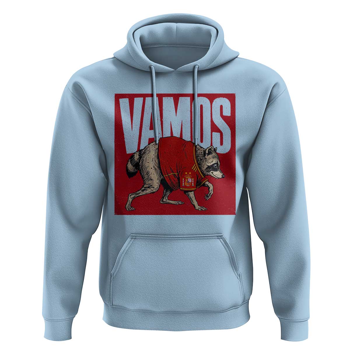 Funny Jimothy Vamos Spain Soccer Fans Parody Hoodie Seattle Raccoon Espana Champs Victory Celebration