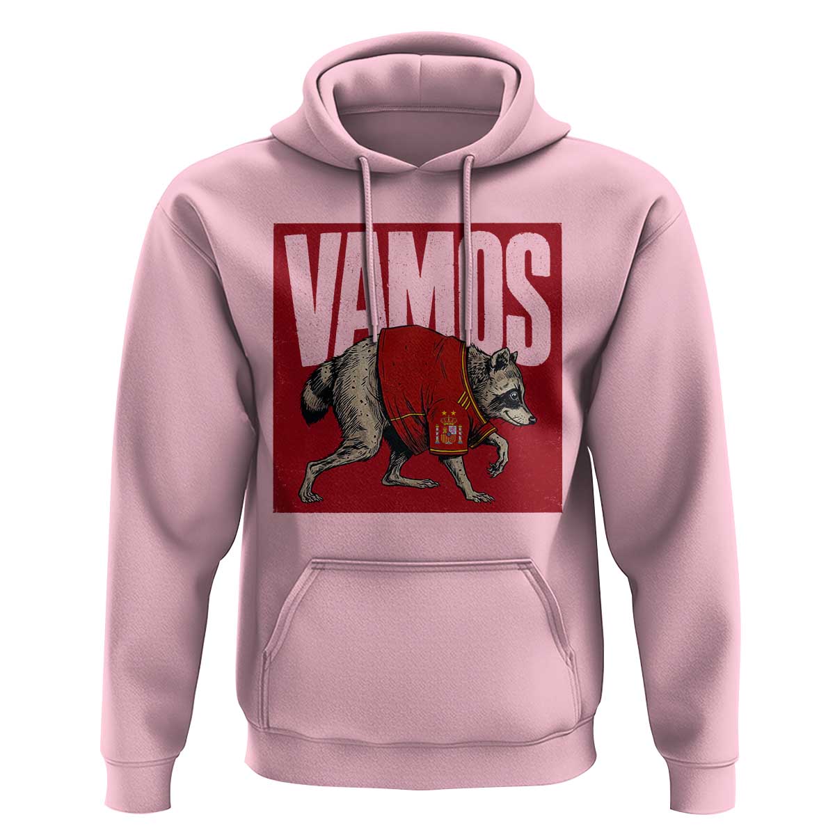 Funny Jimothy Vamos Spain Soccer Fans Parody Hoodie Seattle Raccoon Espana Champs Victory Celebration