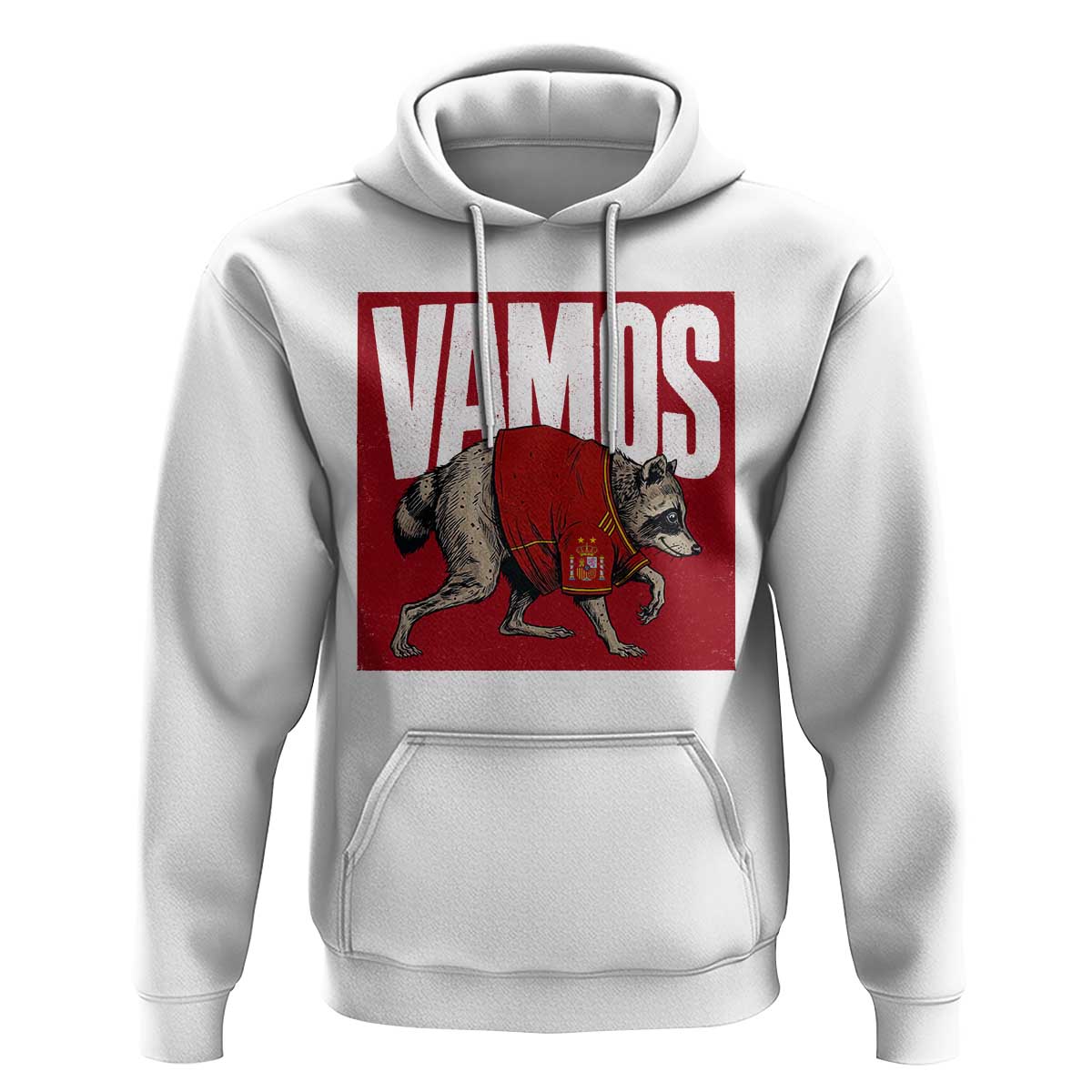 Funny Jimothy Vamos Spain Soccer Fans Parody Hoodie Seattle Raccoon Espana Champs Victory Celebration