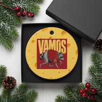 Funny Jimothy Vamos Spain Soccer Fans Parody Ceramic Ornament Seattle Raccoon Espana Champs Victory Celebration