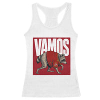 Funny Jimothy Vamos Spain Soccer Fans Parody Racerback Tank Top Seattle Raccoon Espana Champs Victory Celebration
