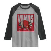 Funny Jimothy Vamos Spain Soccer Fans Parody Raglan Shirt Seattle Raccoon Espana Champs Victory Celebration