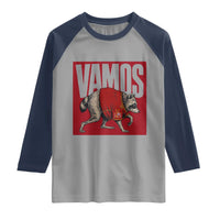 Funny Jimothy Vamos Spain Soccer Fans Parody Raglan Shirt Seattle Raccoon Espana Champs Victory Celebration