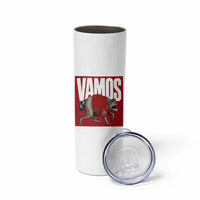 Funny Jimothy Vamos Spain Soccer Fans Parody Skinny Tumbler Seattle Raccoon Espana Champs Victory Celebration
