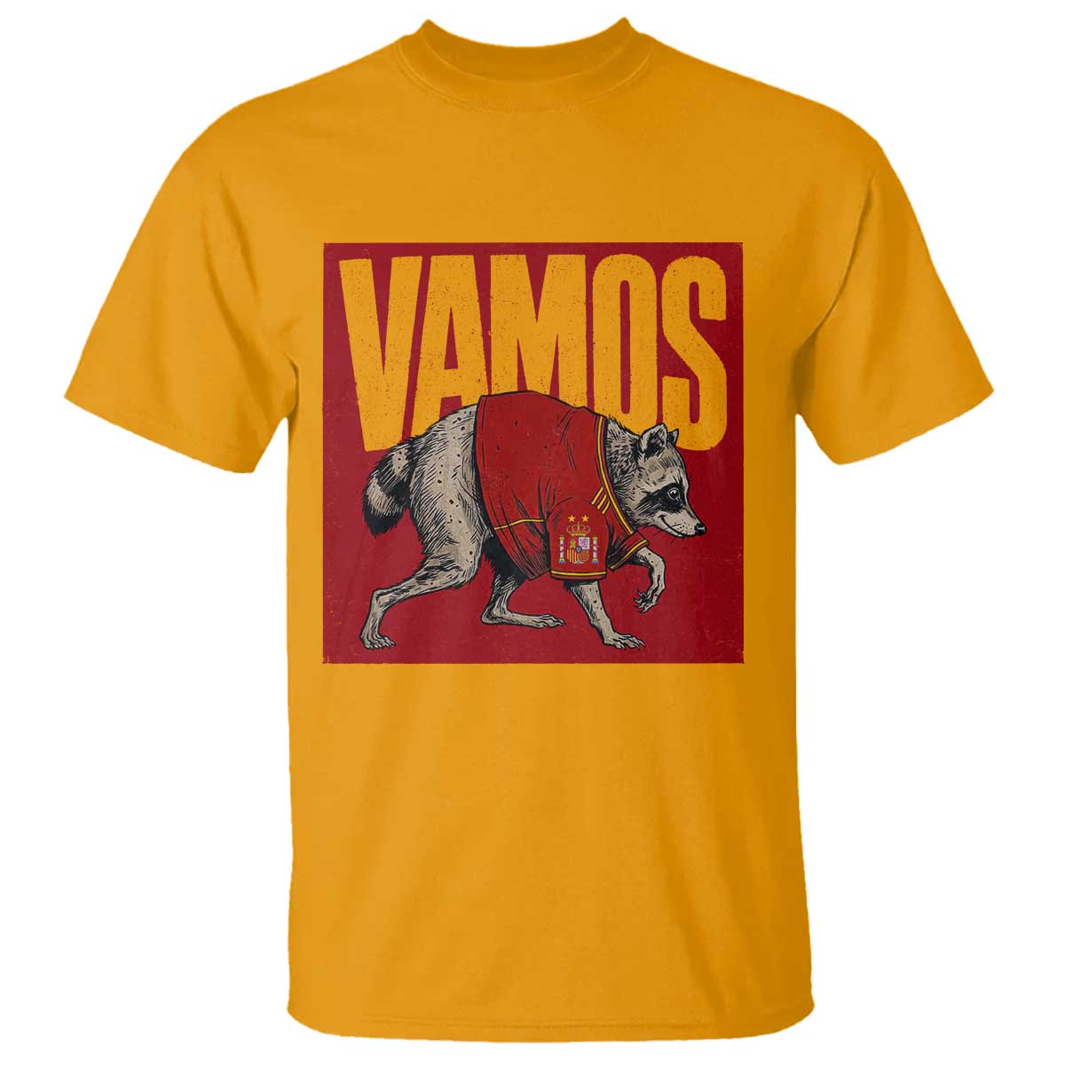 Funny Jimothy Vamos Spain Soccer Fans Parody T Shirt Seattle Raccoon Espana Champs Victory Celebration