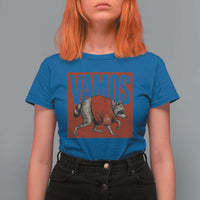 Funny Jimothy Vamos Spain Soccer Fans Parody T Shirt For Women Seattle Raccoon Espana Champs Victory Celebration
