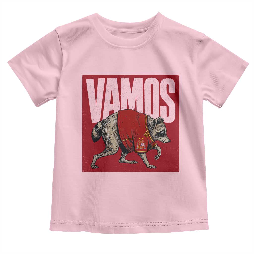 Funny Jimothy Vamos Spain Soccer Fans Parody Toddler T Shirt Seattle Raccoon Espana Champs Victory Celebration