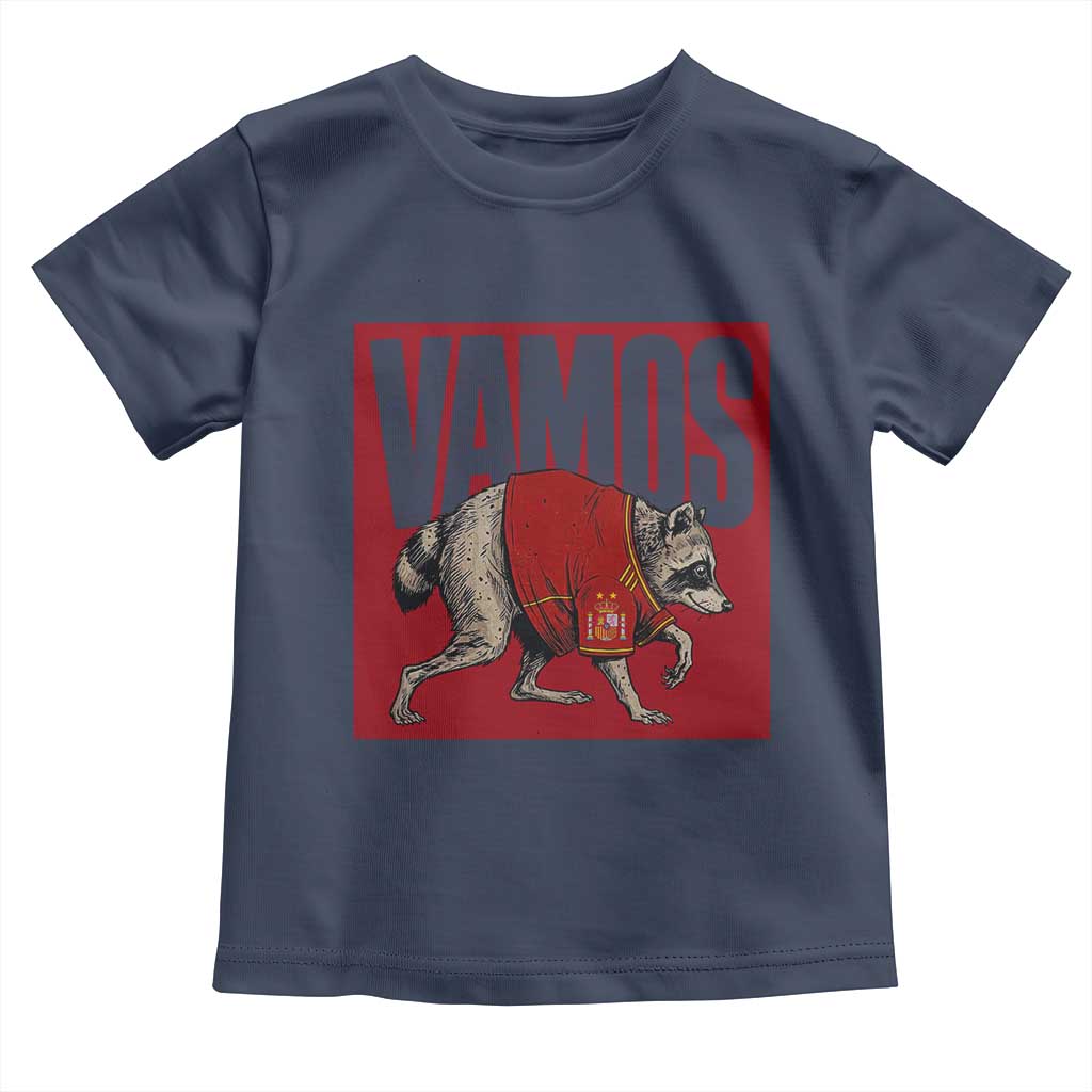 Funny Jimothy Vamos Spain Soccer Fans Parody Toddler T Shirt Seattle Raccoon Espana Champs Victory Celebration